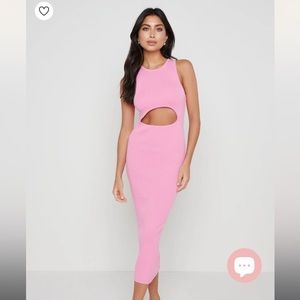NWOT Pretty Lavish Billie Cut Out Knit Dress